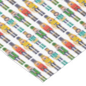 ナッツクラッモダンカーの列 テーブルクロス (アングル)