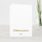 ナッツクラッ伝統的ク季節のごあいさつ シーズンカード (裏面)