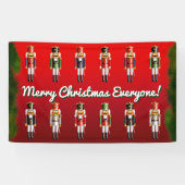 ナッツ味のくるみ割りの戦わない兵隊のカスタマイズ軍隊 横断幕 (横)