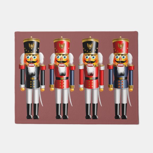 ナッツ味のくるみ割り ドアマット (正面)