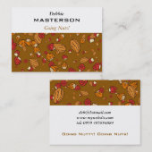 ナッツ味の壁紙 名刺 (正面/裏面)