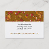 ナッツ味の壁紙 名刺 (裏面)