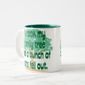 ナッツ味の家族 ツートーンマグカップ (正面左)