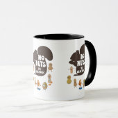 ナッツ無しアレルギー性落花生アレルギー認識度 マグカップ (正面右)