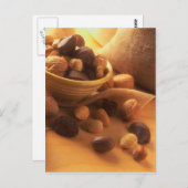 ナッツ類のはがき丼 ポストカード (正面/裏面)
