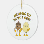 ナッツ類・卵アレルギー セラミックオーナメント (左)