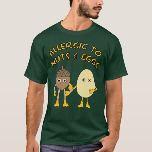 ナッツ類・卵アレルギー Tシャツ (正面)