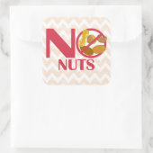 ナッツ食品アレルギー警告シールなし スクエアシール (バッグ)