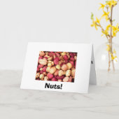 ナッツ! カード (黄色い花)