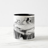 ナッティンガムのレースの製造業者の日 ツートーンマグカップ (中央)