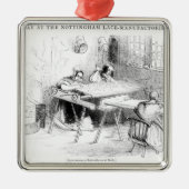 ナッティンガムのレースの製造業者の日 メタルオーナメント (正面)