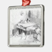 ナッティンガムのレースの製造業者の日 メタルオーナメント (左)