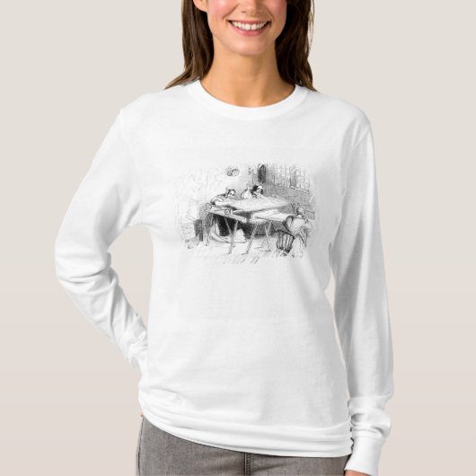 ナッティンガムのレースの製造業者の日 Tシャツ (正面)