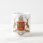 ナッティンガムの紋章付き外衣 コーヒーマグカップ (中央)
