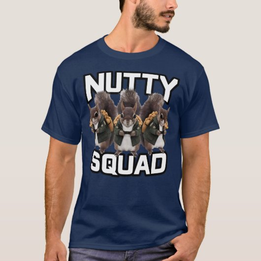 ナッティースクワッド リスのスナック部隊 Tシャツ (正面)