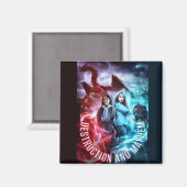 ナットとケース – マグネット (正面/裏面)