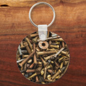 ナットとボルトのキーチェーン キーホルダー (正面)