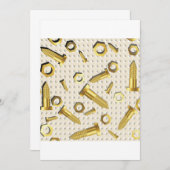 ナットとボルトの招待状 招待状 (正面/裏面)