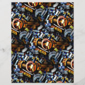 ナットとボルトポップ・アートのアートスクラップブック (裏面)