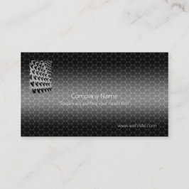 ナットとボルト金属調テンプレート 名刺