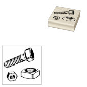 ナットとボルト ラバースタンプ (押印)