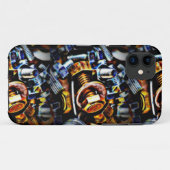 ナットとボルポップ・アートのトArt Case-Mate iPhoneケース (裏面(横))