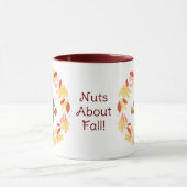 ナットについて秋リス マグカップ (中央)