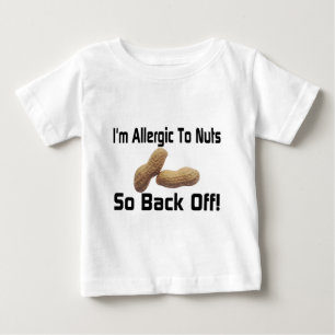 ナットにアレルギー ベビーTシャツ