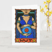 ナットのグリーティングカード カード (黄色い花)