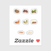 ナットのシールのセット シール (シート)