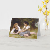 ナットの採集、ウィリアム・アドルフ・ブグロー カード (黄色い花)