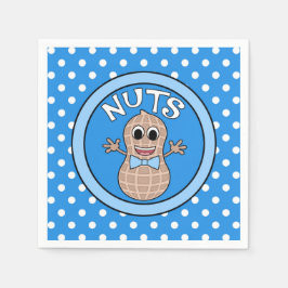 ナットまたはナットなしジェンダーがナプキンを明らかにする スタンダードカクテルナプキン