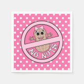 ナットまたはナットなしジェンダーがナプキンを明らかにする スタンダードカクテルナプキン (正面)