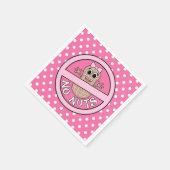 ナットまたはナットなしジェンダーがナプキンを明らかにする スタンダードカクテルナプキン (角)