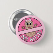 ナットまたはナットなしテーマの性別のリビールピン 缶バッジ (正面&裏面)