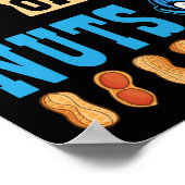 ナットまたはナットなしベビー性別の表示 ポスター (角)