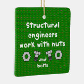 ナットを使用する セラミックオーナメント (右)