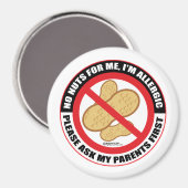 ナットアレルギー マグネット (正面/裏面)