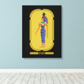 ナットエジプト女神キャンバス印刷 キャンバスプリント (インサイチュ (ウッドフロア))