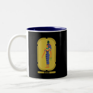 ナットエジプト女神2トーンのコーヒーマグ ツートーンマグカップ