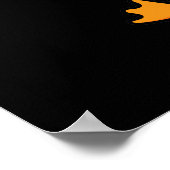 ナットクッカーピーナッツパおもしろいンスダークBG ポスター (角)