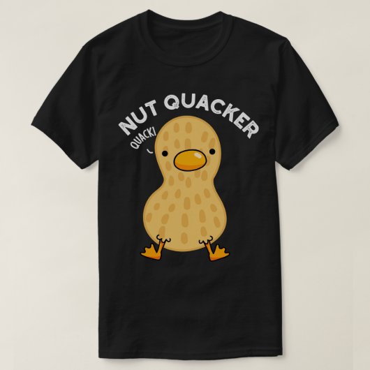 ナットクッカーピーナッツパおもしろいン Tシャツ (デザイン正面)