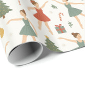 ナットクラッお洒落カーバレリーナホリデイ – ラッピングペーパー (ロールコーナー)