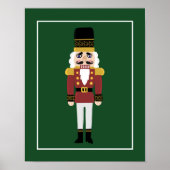 ナットクラッカー魅力的ホリデーアートプリント ポスター (正面)