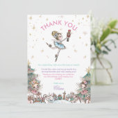 ナットクラッカー·クリスマス·バレエ誕生パーティー サンキューカード (スタンド正面)