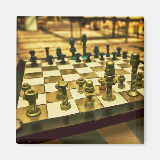 ナットクールとボルト付きチェスボード マグネット (正面)