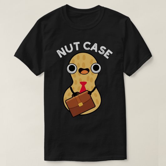 ナットケースおもしろいピーナッツパン Tシャツ (デザイン正面)