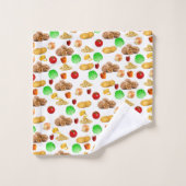 ナットサラダ用バスルーム用タオルセット バスタオルセット (ウォッシュタオル)