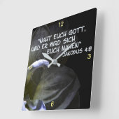 ナットユーック… スクエア壁時計 (傾斜)