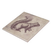 ナット付きリスヴィンテージアートフローラスクリプトスタイル タイル (側面)